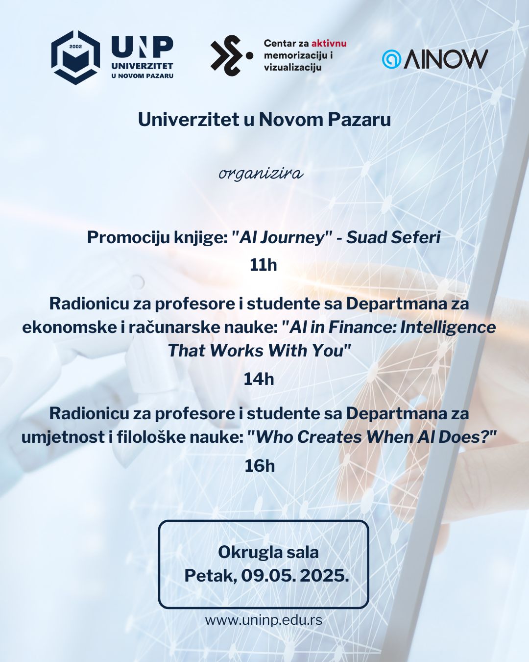 Promocija knjige i edukativne radionice za profesore i studente
