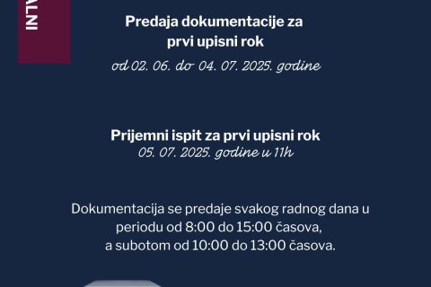 Dokumentacija_Prvi upisni rok