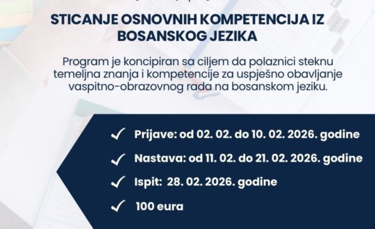 Program_Bosanski jezik