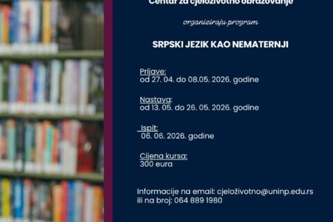Program srpski jezik kao nematernji