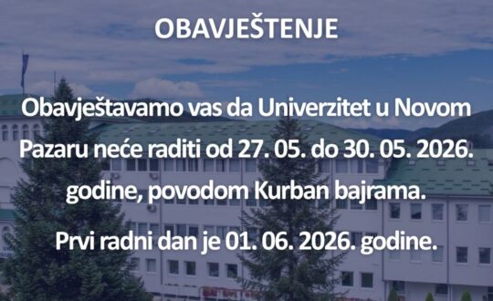 Obavjestenje_Kurban bajram_2026.