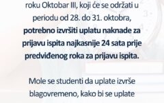 Obavještenje OKT 3