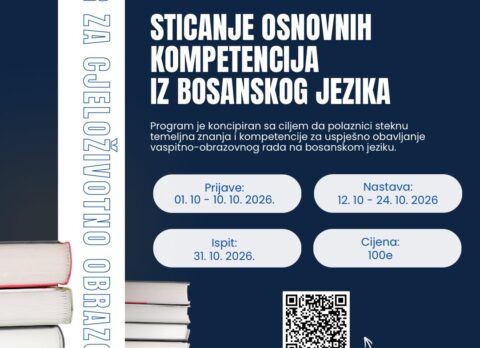 Program za sticanje osnovnih kompetencija iz bosanskog jezika